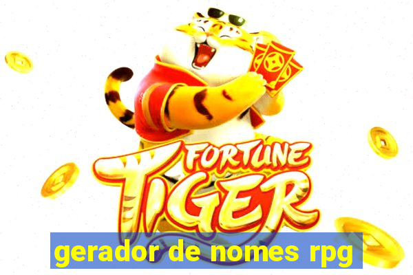 gerador de nomes rpg